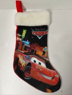 Disney Pixar Cars Red Lightning McQueen Christmas Stocking